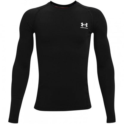 Front - Under Armour Boys HeatGear Long-Sleeved Base Layer Top