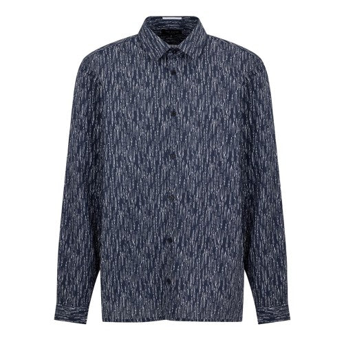 Front - Ted Baker Mens Abstract Recycled Long-Sleeved Shirt
