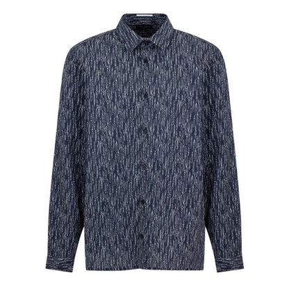 Front - Ted Baker Mens Abstract Recycled Long-Sleeved Shirt