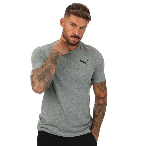 Front - Puma Mens Small Logo T-Shirt