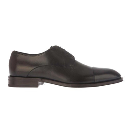Front - Boss Mens Derrek Leather Derby Shoes