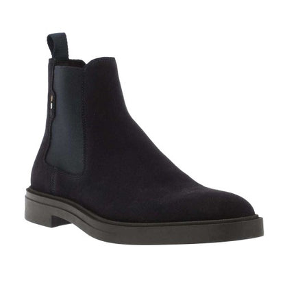 Front - Boss Mens Calev Suede Chelsea Boots