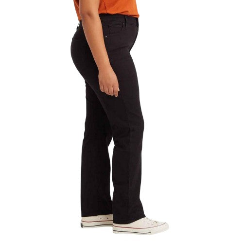 Front - Levis Womens/Ladies 724 Plus High Rise Straight Jeans