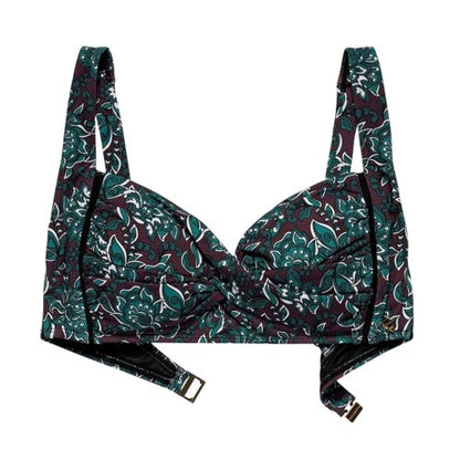 Front - Panos Emporio Womens/Ladies Flowers Balconette Bra