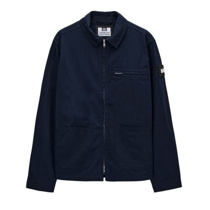 Front - Weekend Offender Mens Caleb Service Overshirt