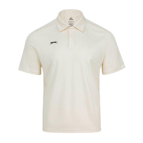 Front - Slazenger Mens Slaz Aero Logo Cricket Shirt