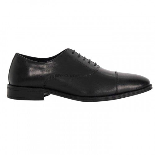 Front - Dune London Mens Steffon Leather Oxford Shoes
