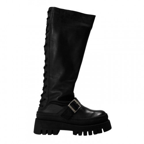 Front - Steve Madden Womens/Ladies Chez Leather Knee-High Boots