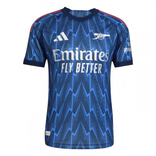 Front - Adidas Mens Authentic 25/26 Arsenal FC Away Jersey