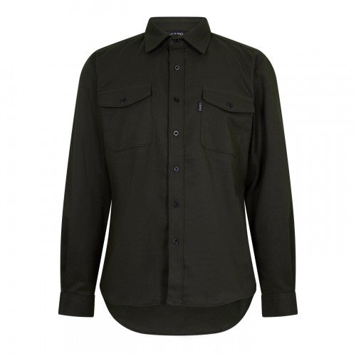Front - Capo Mens Logo Long-Sleeved Overshirt