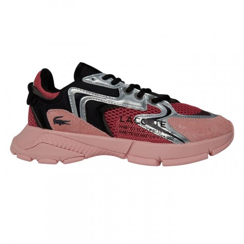 Front - Lacoste Womens/Ladies L003 Neo Leather Chunky Flat Trainers