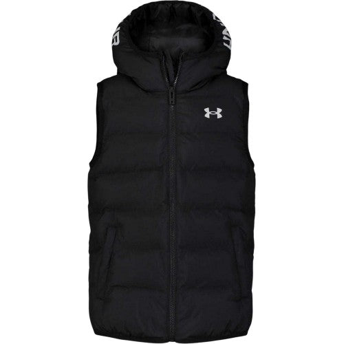 Front - Under Armour Childrens/Kids Pronto Water Resistant Hooded Gilet