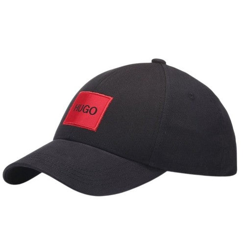 Front - Hugo Mens Logo Cotton Baseball Cap