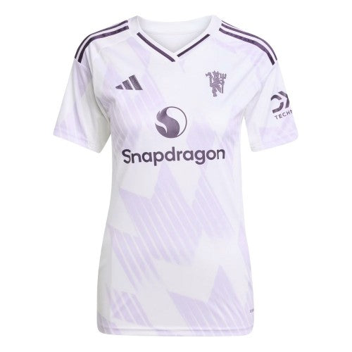 Front - Adidas Womens/Ladies 25/26 Manchester United FC Away Jersey