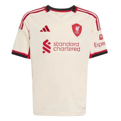 Front - Adidas Childrens/Kids 25/26 Liverpool FC Away Jersey