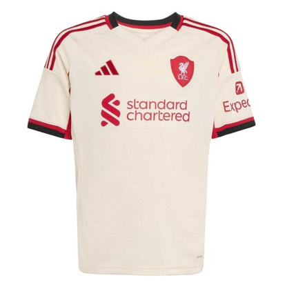 Front - Adidas Childrens/Kids 25/26 Liverpool FC Away Jersey