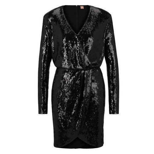 Front - Boss Womens/Ladies Epalleta Dress