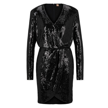 Front - Boss Womens/Ladies Epalleta Dress