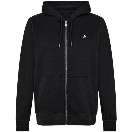 Front - Original Penguin Mens Cotton Long-Sleeved Full Zip Hoodie