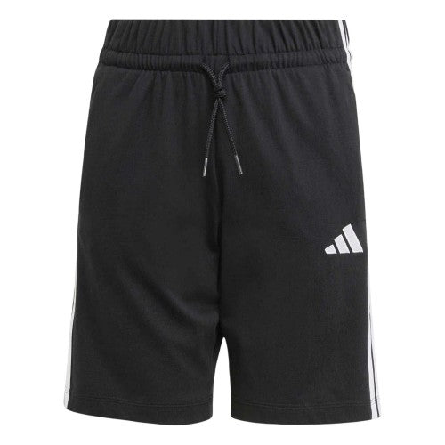 Front - Adidas Childrens/Kids Essentials 3 Stripes Jersey Shorts