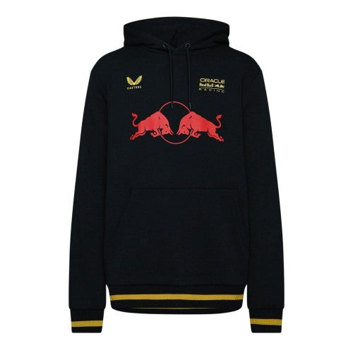 Front - Castore Mens Oracle Red Bull Racing Hoodie