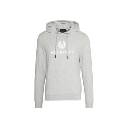 Front - Belstaff Mens Cotton Drawstring Hoodie