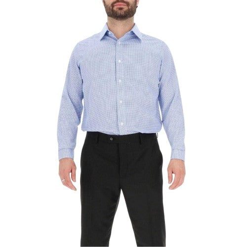 Front - Scotch And Soda Mens Collared Long-Sleeved Shirt