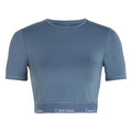 Front - Calvin Klein Womens/Ladies Gym Crop T-Shirt