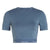 Front - Calvin Klein Womens/Ladies Gym Crop T-Shirt