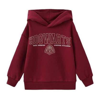 Front - Harry Potter Boys Hogwarts Fleece Lined Hoodie