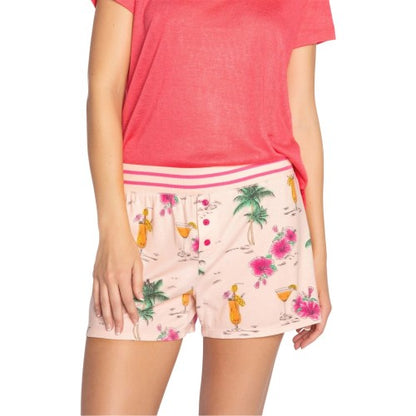 Front - PJ Salvage Womens/Ladies Holiday Pyjama Shorts