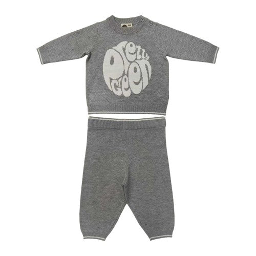 Front - Pretty Green Baby Pyjama Set