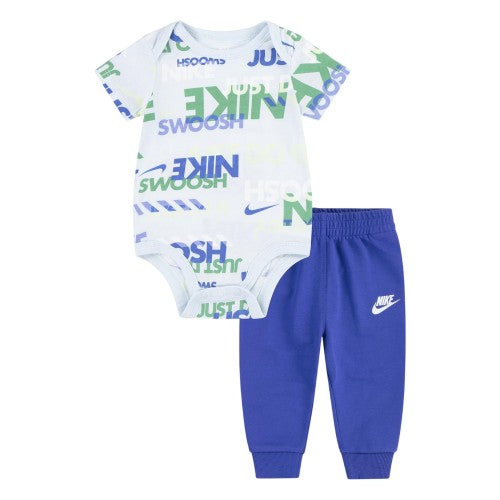 Front - Nike Baby Boys Swoosh Pyjama Set