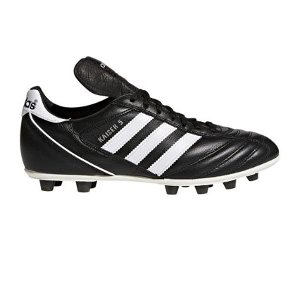 Front - Adidas Mens Kaiser 5 Liga 3 Stripes Leather Football Boots