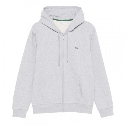 Front - Lacoste Mens Logo Relaxed Fit Long-Sleeved Hoodie