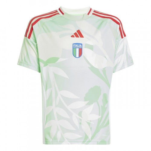 Front - Adidas Childrens/Kids 2025 Italy Away Shirt