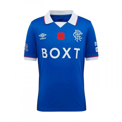 Front - Rangers FC Childrens/Kids 2025 Football Shirt