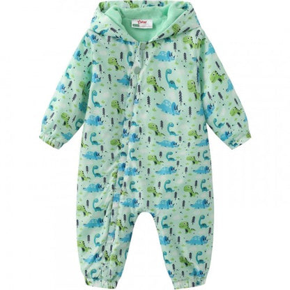 Front - Star Baby Football Polyester Sleepsuit