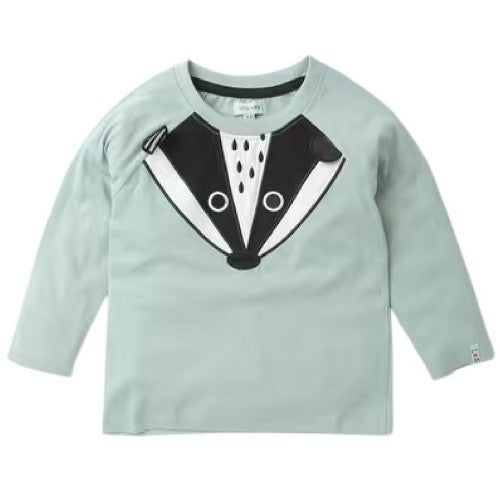 Front - The La´s Childrens/Kids Badger Relaxed Fit Long-Sleeved T-Shirt