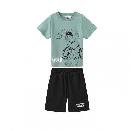 Front - The Incredible Hulk Childrens/Kids Incredible Hulk T-Shirt & Shorts Set