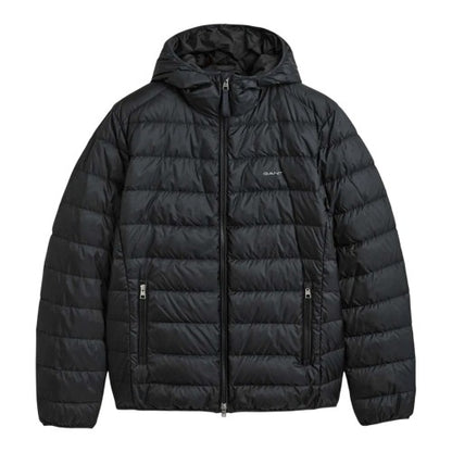Front - Gant Mens Down Hooded Padded Jacket