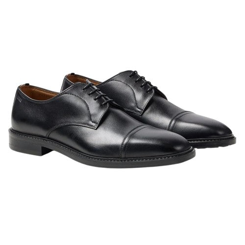 Front - Boss Mens Lisbon Leather Derby Shoes