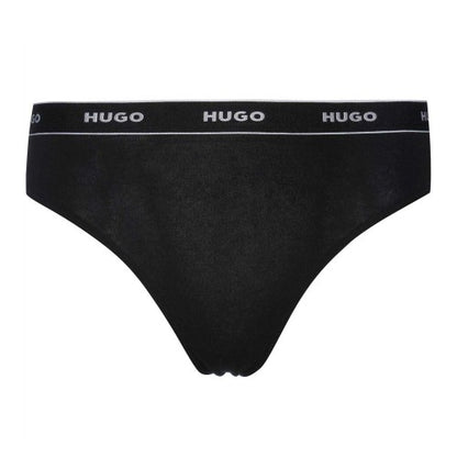 Front - Hugo Womens/Ladies Striped Thong (Pack of 3)