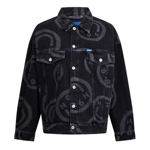Front - Hugo Mens Wes Slim Denim Jacket