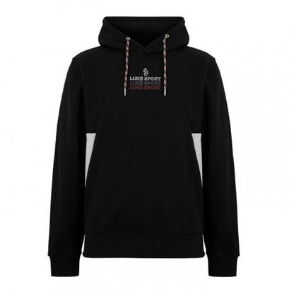 Front - Luke Mens Munich Lettering Print Hoodie