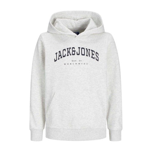 Front - Jack And Jones Boys Lettering Long-Sleeved Varsity Hoodie