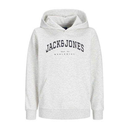 Front - Jack And Jones Boys Lettering Long-Sleeved Varsity Hoodie