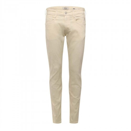 Front - Replay Mens Cotton Blend Slim Jeans