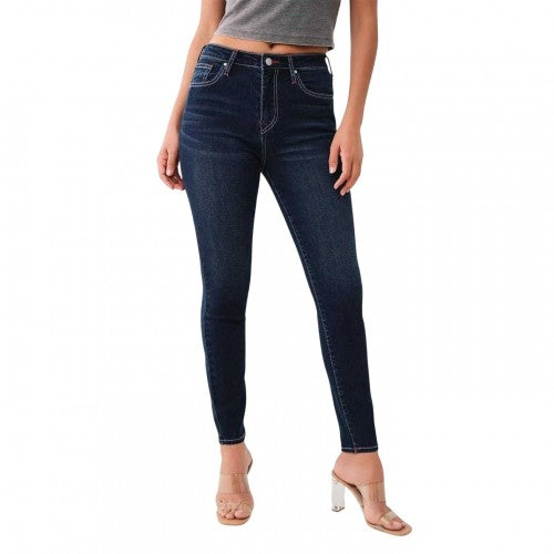 Front - True Religion Womens/Ladies High Rise Skinny Jeans