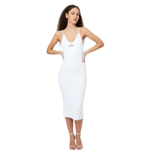 Front - Jack Wills Womens/Ladies Cut Out Spaghetti Strap Midi Dress